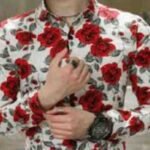 299Rs only flower style casual men shirt long sleeve thesparkshop.in
