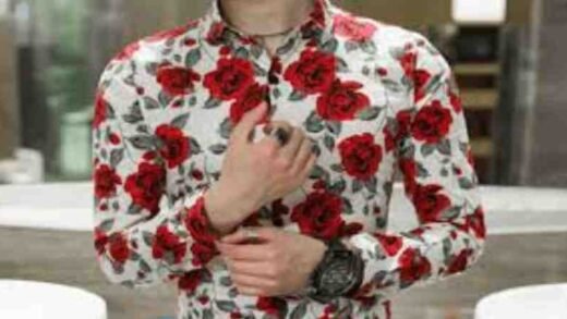 299Rs only flower style casual men shirt long sleeve thesparkshop.in